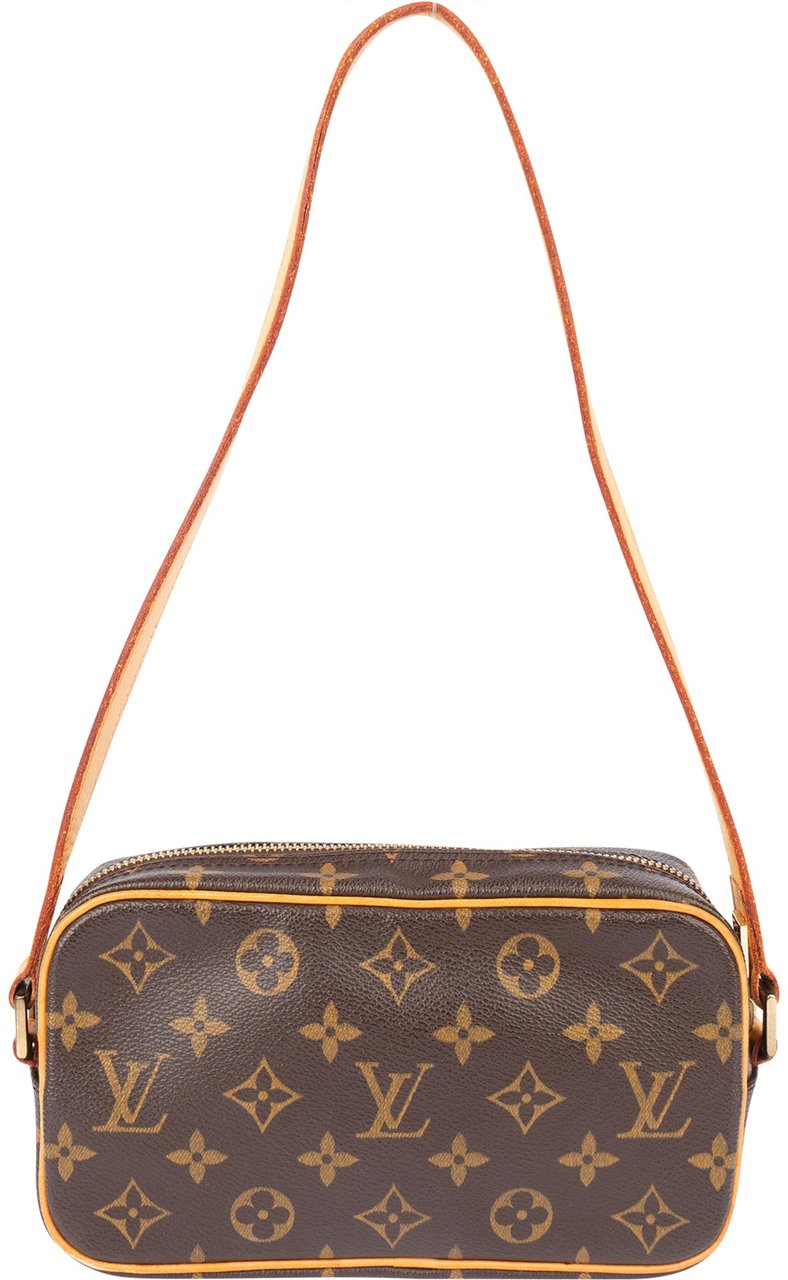 Louis Vuitton Canvas Monogram Pochette Cite Shoulder Bag Bruin