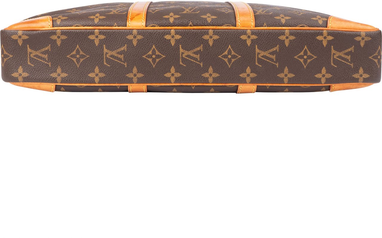 Louis Vuitton Louis Vuitton Canvas Monogram Porte Documents Business Handbag Bruin