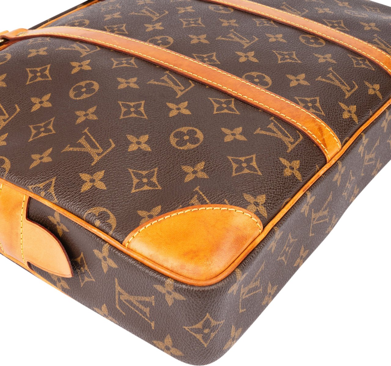 Louis Vuitton Louis Vuitton Canvas Monogram Porte Documents Business Handbag Bruin