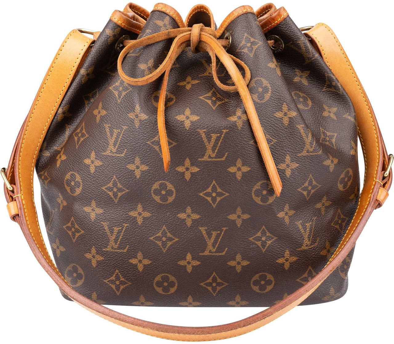 Louis Vuitton Louis Vuitton Canvas Monogram Sac Noe Petit Shoulder Bag Bruin