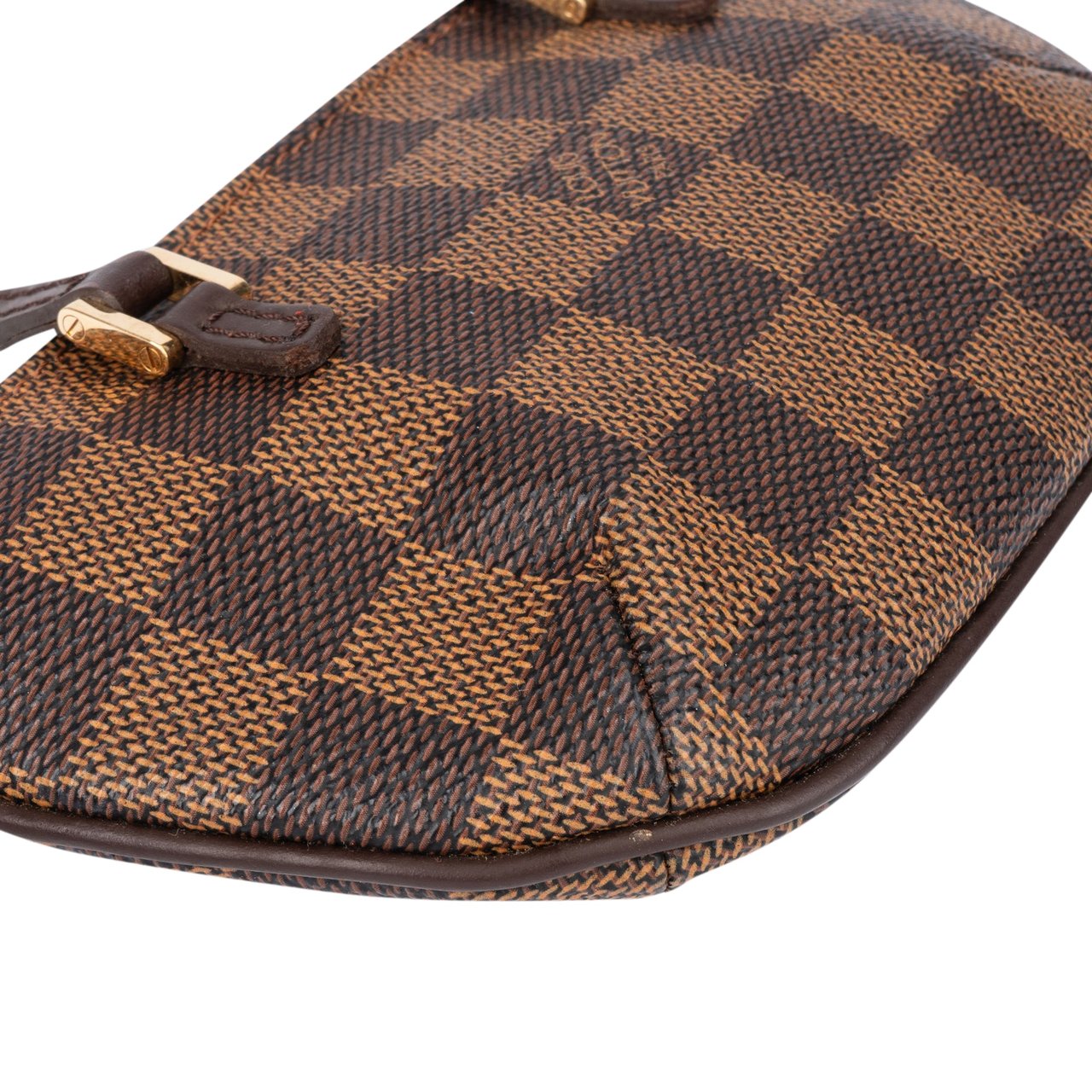 Louis Vuitton Louis Vuitton Damier Ebene Monogram Micro Manosque Handbag Bruin