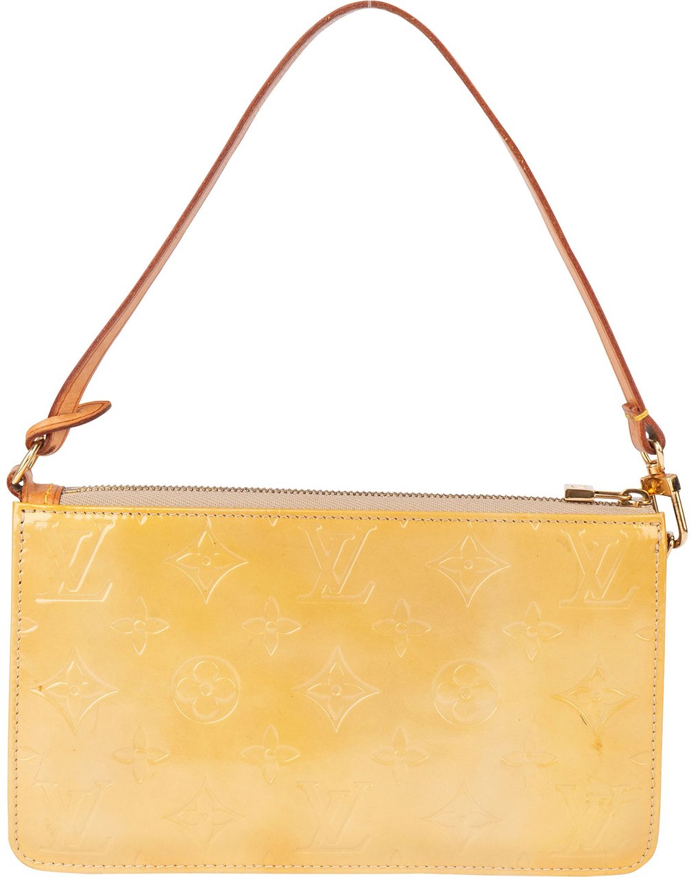 Louis Vuitton Louis Vuitton Vernis Monogram Lexington Handbag Geel