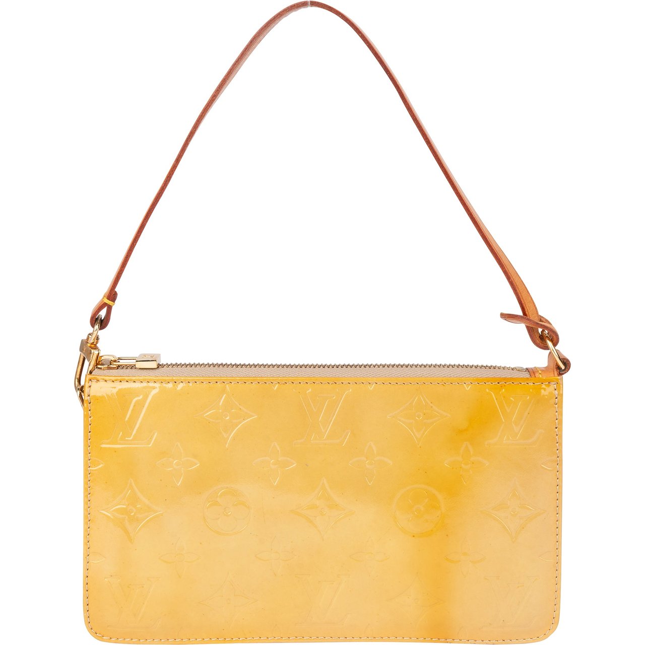 Louis Vuitton Louis Vuitton Vernis Monogram Lexington Handbag Geel