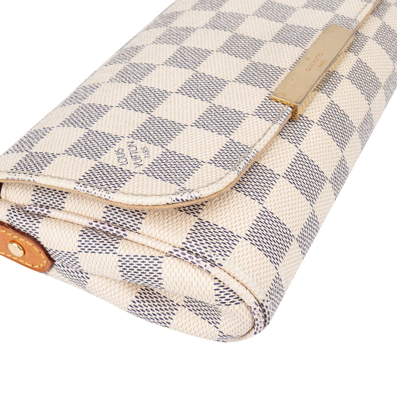 Louis Vuitton Louis Vuitton Damier Azur Monogam Favorite PM Shoulder Bag Wit