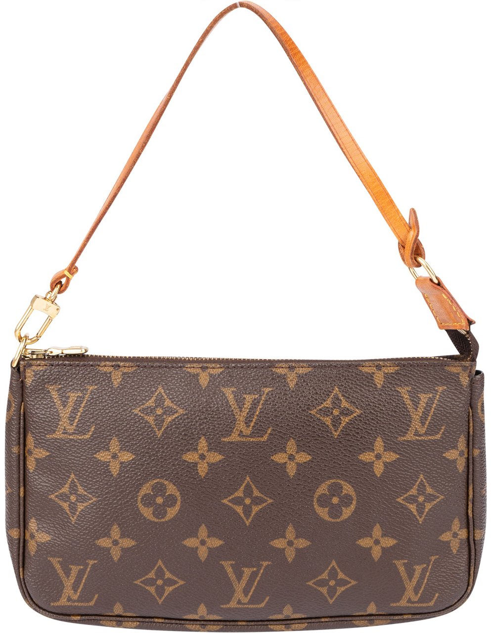 Louis Vuitton Louis Vuitton Canvas Monogram Pochette Accessoire Handbag Bruin