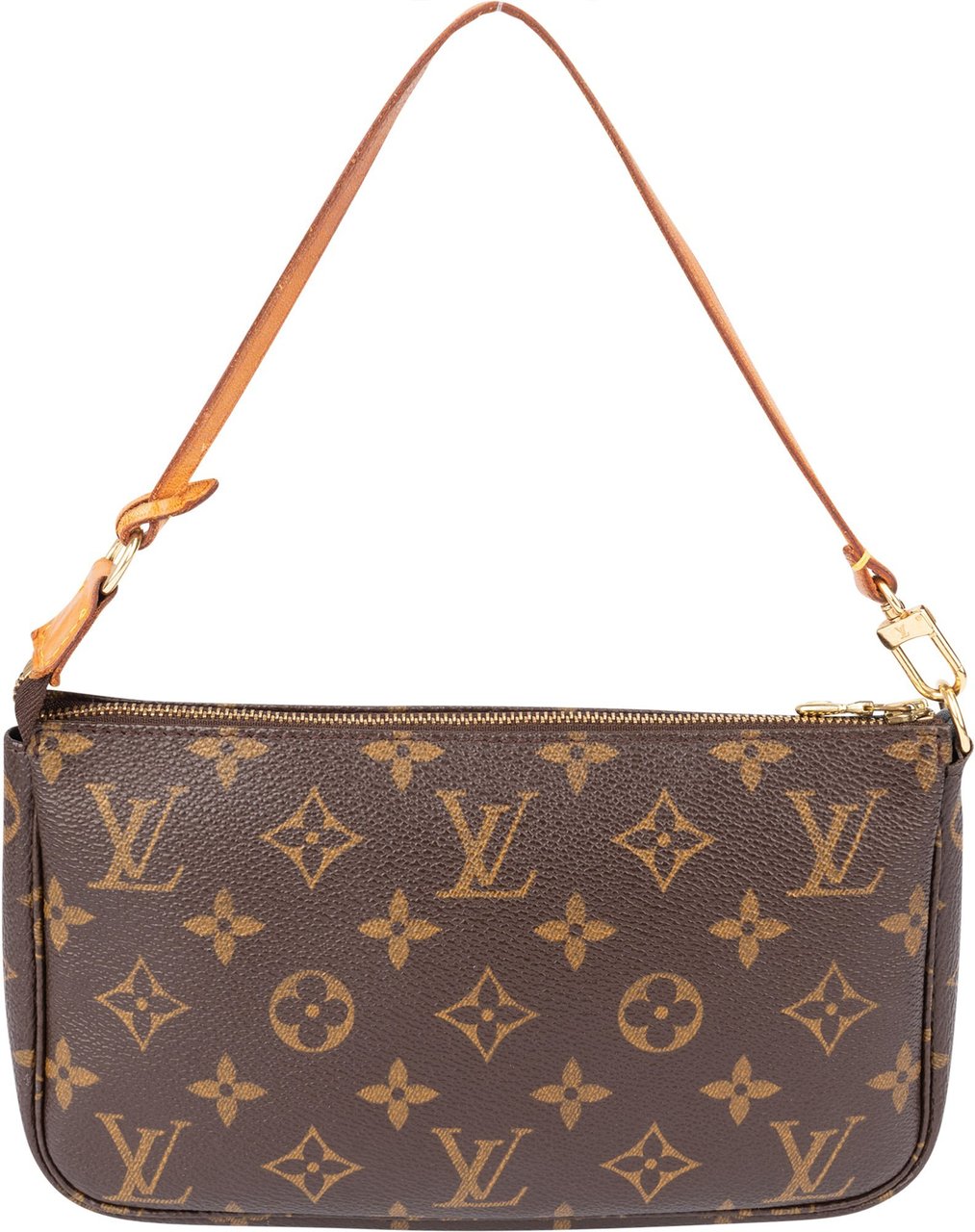 Louis Vuitton Louis Vuitton Canvas Monogram Pochette Accessoire Handbag Bruin