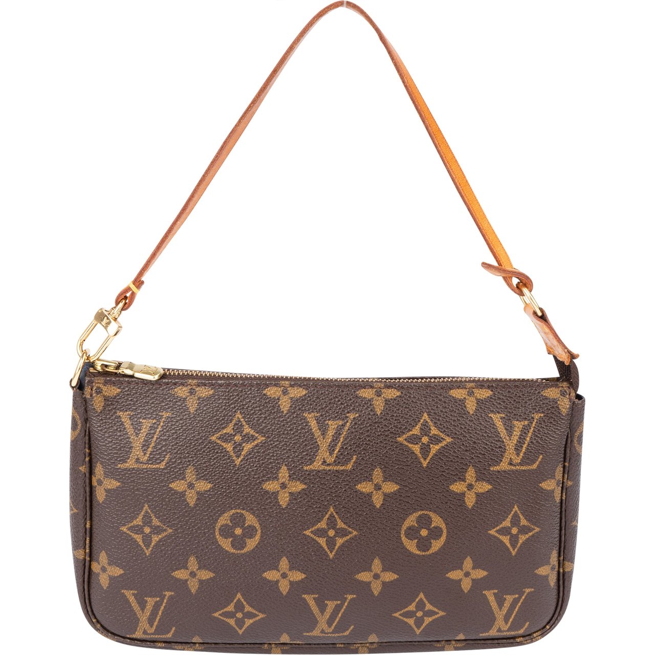Louis Vuitton Louis Vuitton Canvas Monogram Pochette Accessoire Handbag Bruin