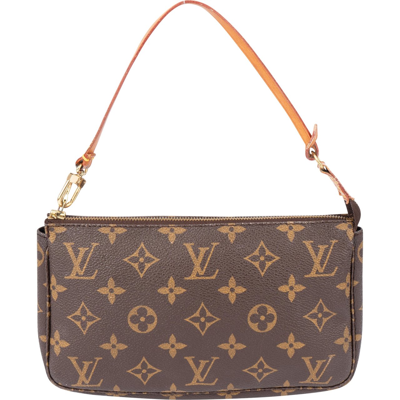 Louis Vuitton Louis Vuitton Canvas Monogram Pochette Accessoire Handbag Bruin