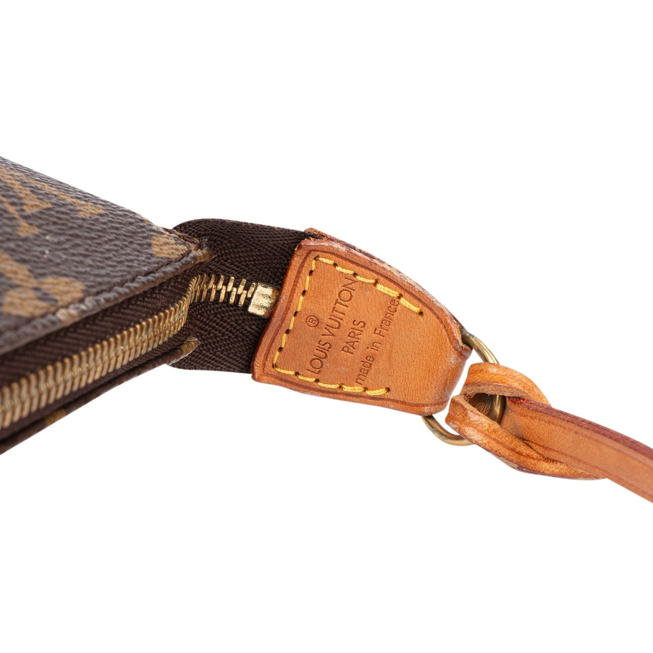 Louis Vuitton Louis Vuitton Canvas Monogram Pochette Accessoire Handbag Bruin