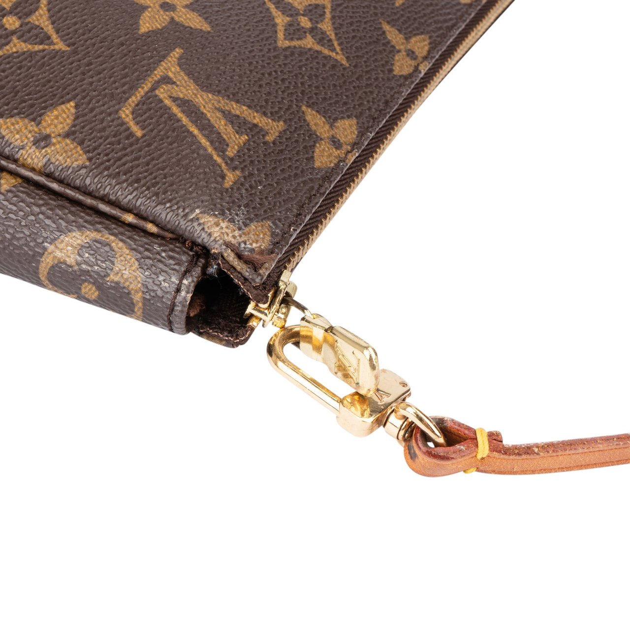 Louis Vuitton Louis Vuitton Canvas Monogram Pochette Accessoire Handbag Bruin