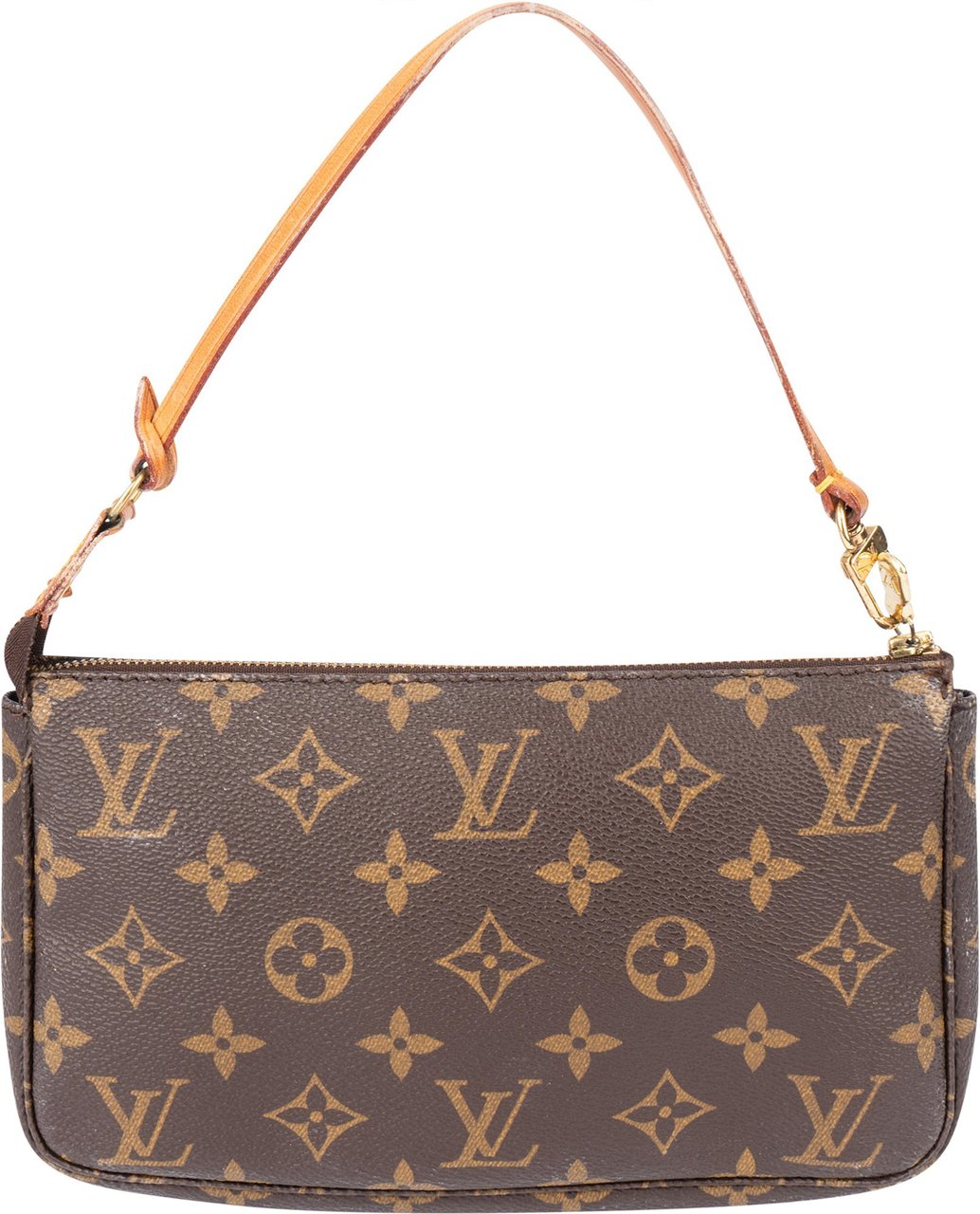 Louis Vuitton Louis Vuitton Canvas Monogram Pochette Accessoire Handbag Bruin