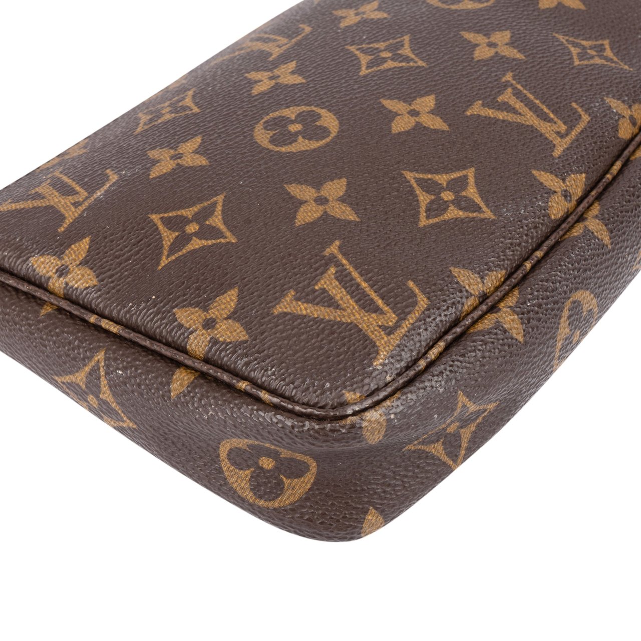 Louis Vuitton Louis Vuitton Canvas Monogram Pochette Accessoire Handbag Bruin
