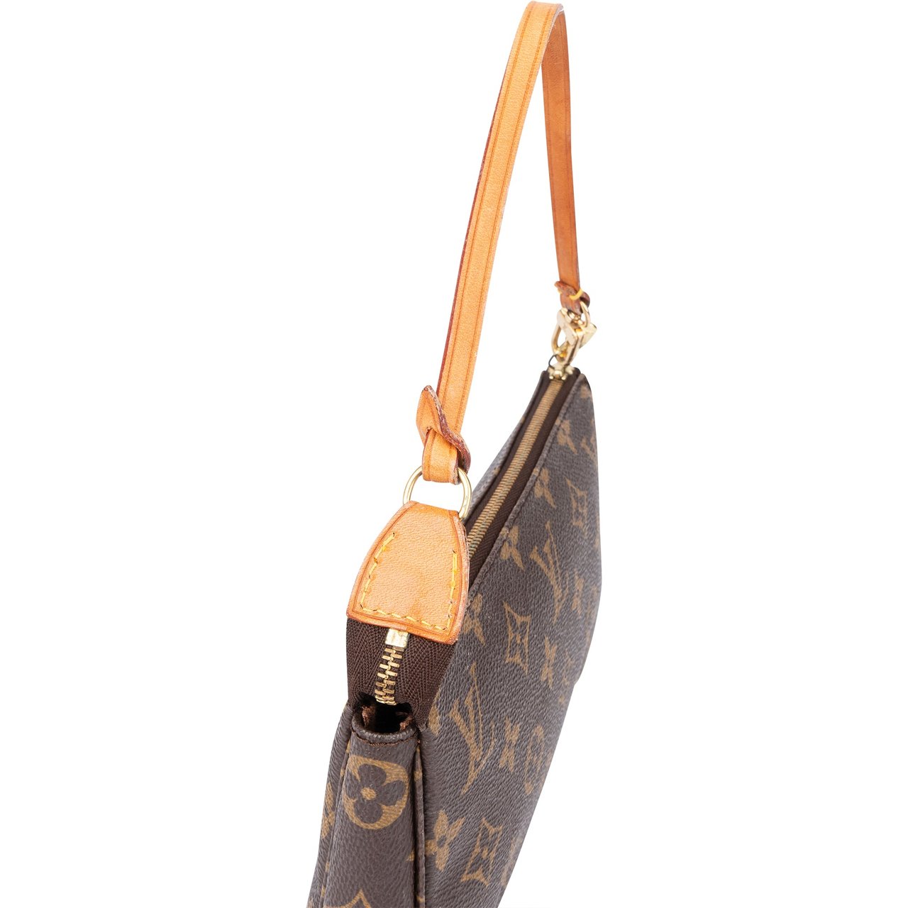 Louis Vuitton Louis Vuitton Canvas Monogram Pochette Accessoire Handbag Bruin