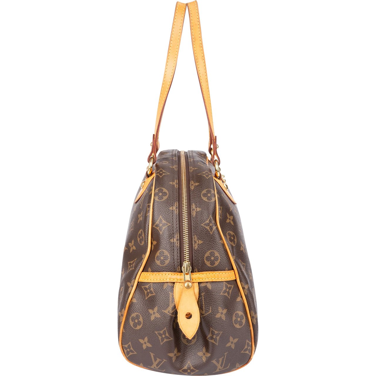 Louis Vuitton Louis Vuitton Canvas Monogram Montorgueil GM Handbag Bruin