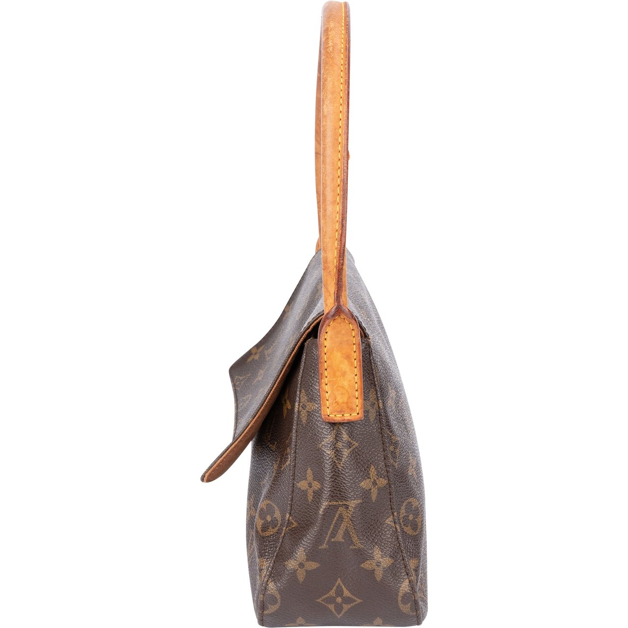 Louis Vuitton Louis Vuitton Canvas Monogram Looping PM Shoulder Bag Bruin