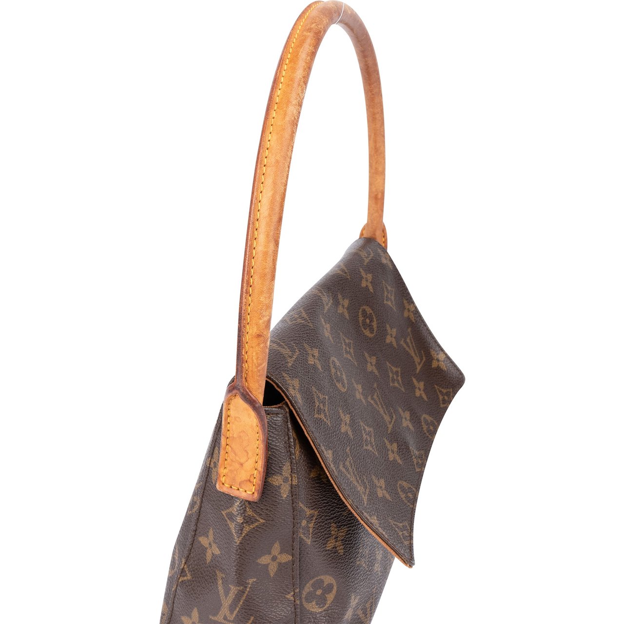 Louis Vuitton Louis Vuitton Canvas Monogram Looping PM Shoulder Bag Bruin