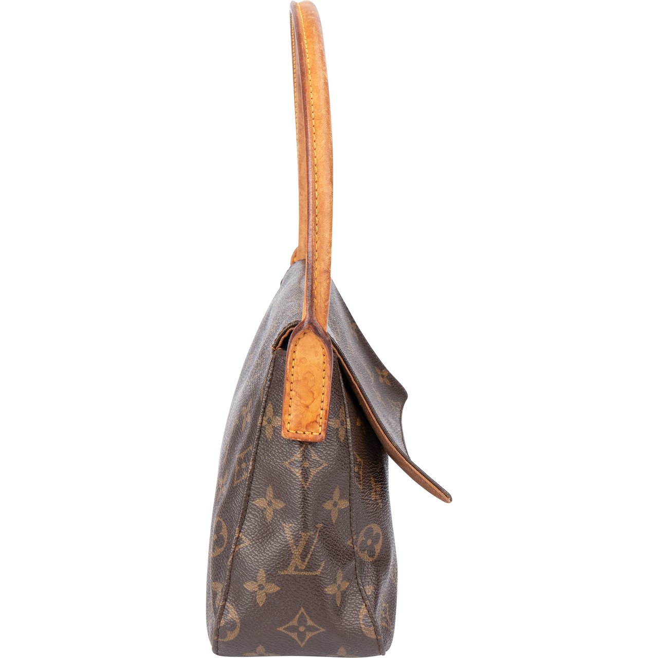 Louis Vuitton Louis Vuitton Canvas Monogram Looping PM Shoulder Bag Bruin