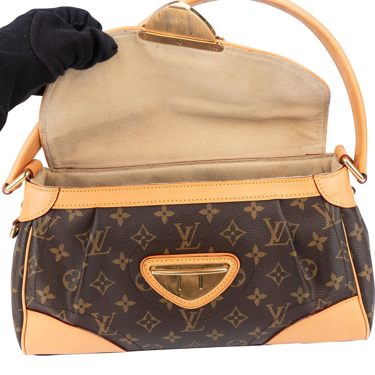 Louis Vuitton Louis Vuitton Canvas Monogram Beverly MM Shoulder Bag Bruin