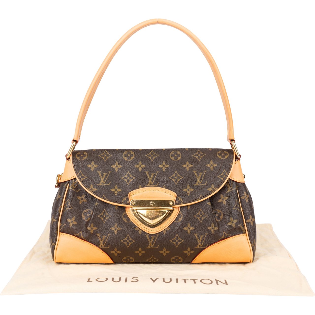 Louis Vuitton Louis Vuitton Canvas Monogram Beverly MM Shoulder Bag Bruin