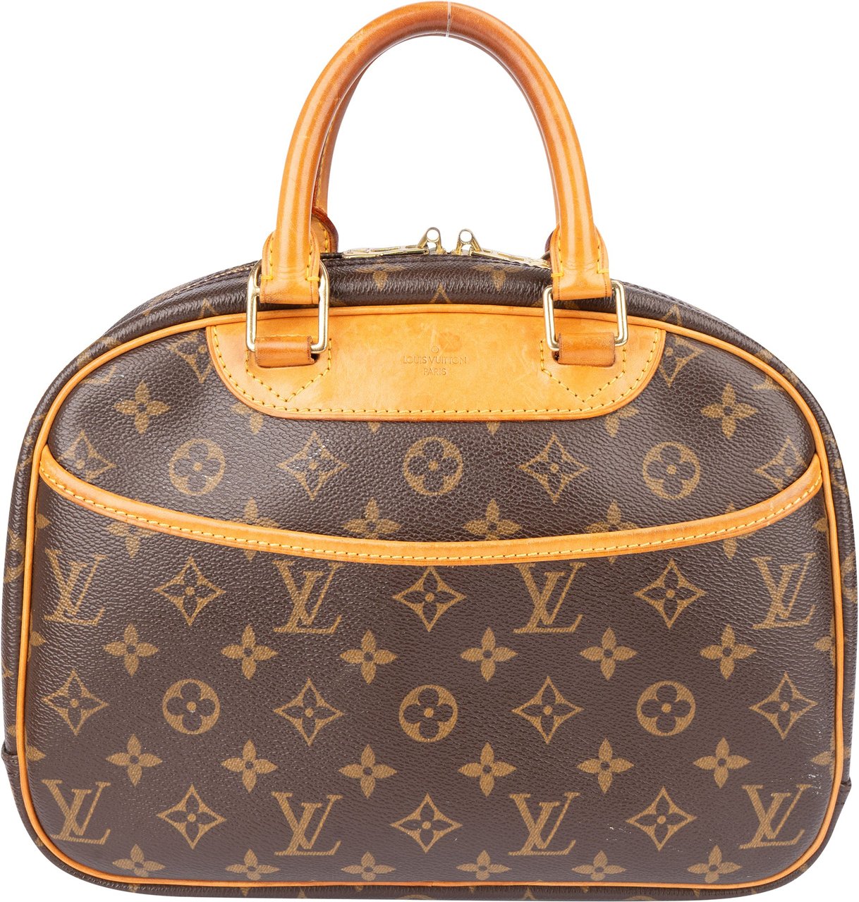 Louis Vuitton Louis Vuitton Canvas Monogram Trouville Handbag Bruin