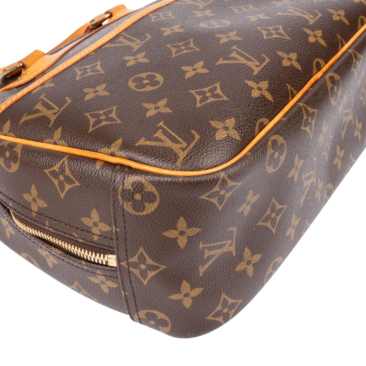 Louis Vuitton Louis Vuitton Canvas Monogram Trouville Handbag Bruin