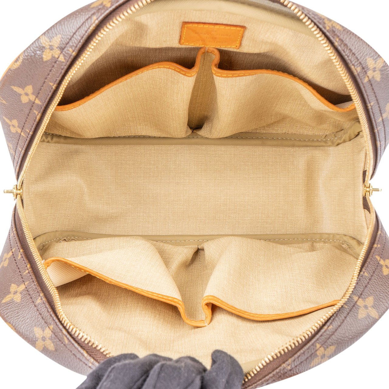Louis Vuitton Louis Vuitton Canvas Monogram Trouville Handbag Bruin