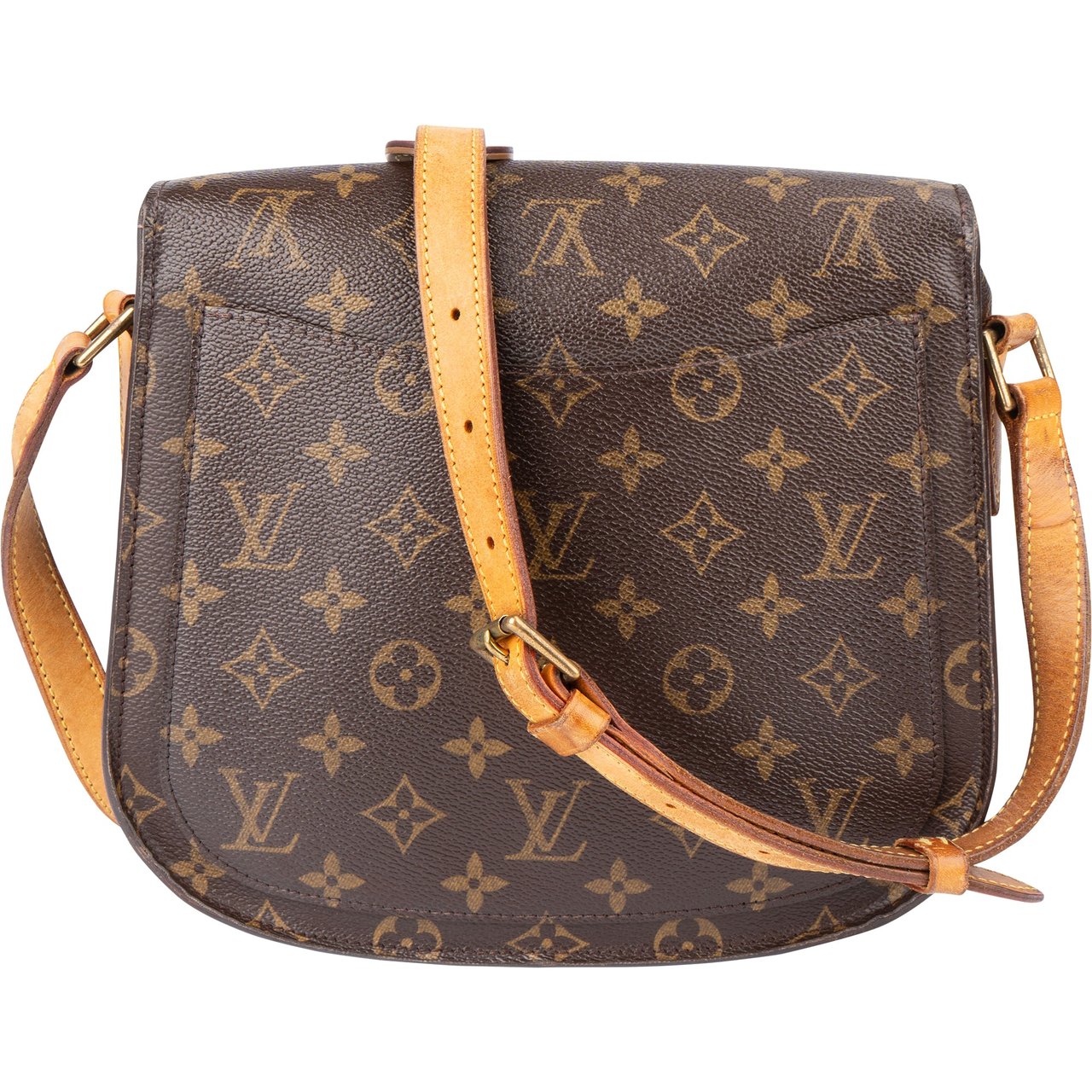 Louis Vuitton Louis Vuitton Canvas Monogram Saint Cloud GM Crossbody Bag Bruin