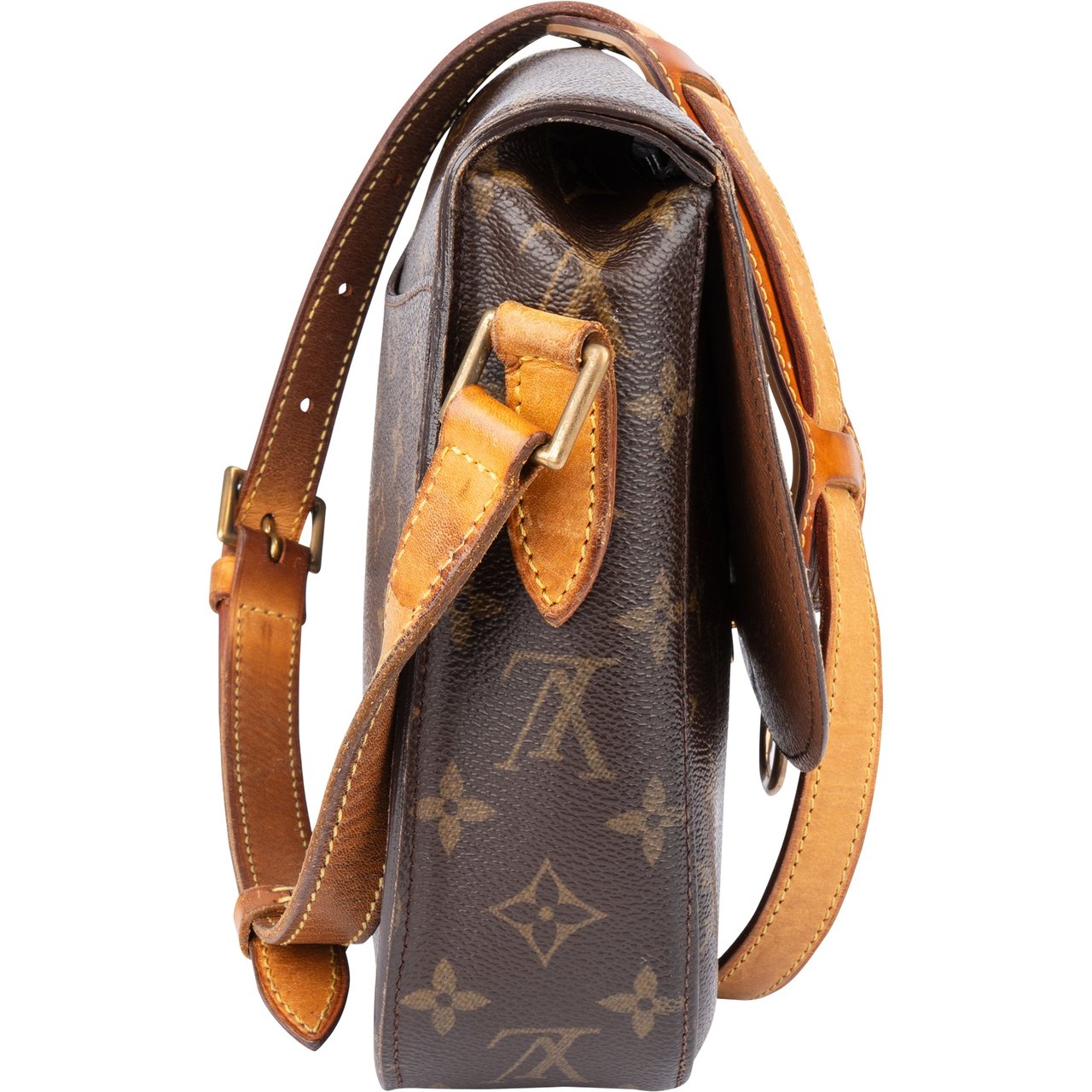 Louis Vuitton Louis Vuitton Canvas Monogram Saint Cloud GM Crossbody Bag Bruin