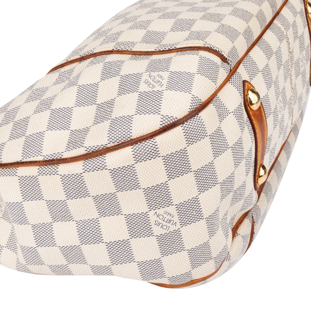 Louis Vuitton Louis Vuitton Canvas Monogram Galliera PM Handbag Wit