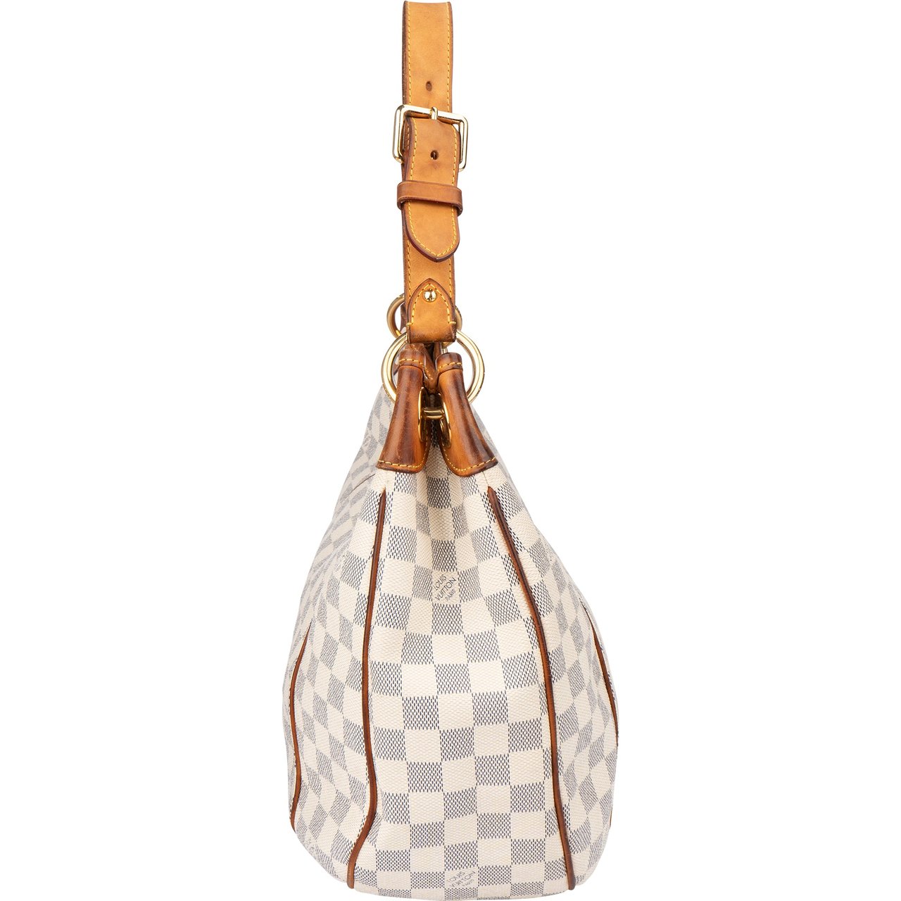 Louis Vuitton Louis Vuitton Canvas Monogram Galliera PM Handbag Wit