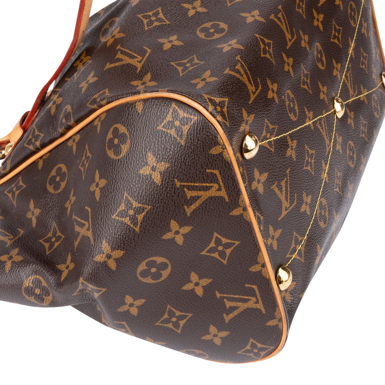 Louis Vuitton Louis Vuitton Canvas Monogram Tivoli GM Handbag Bruin