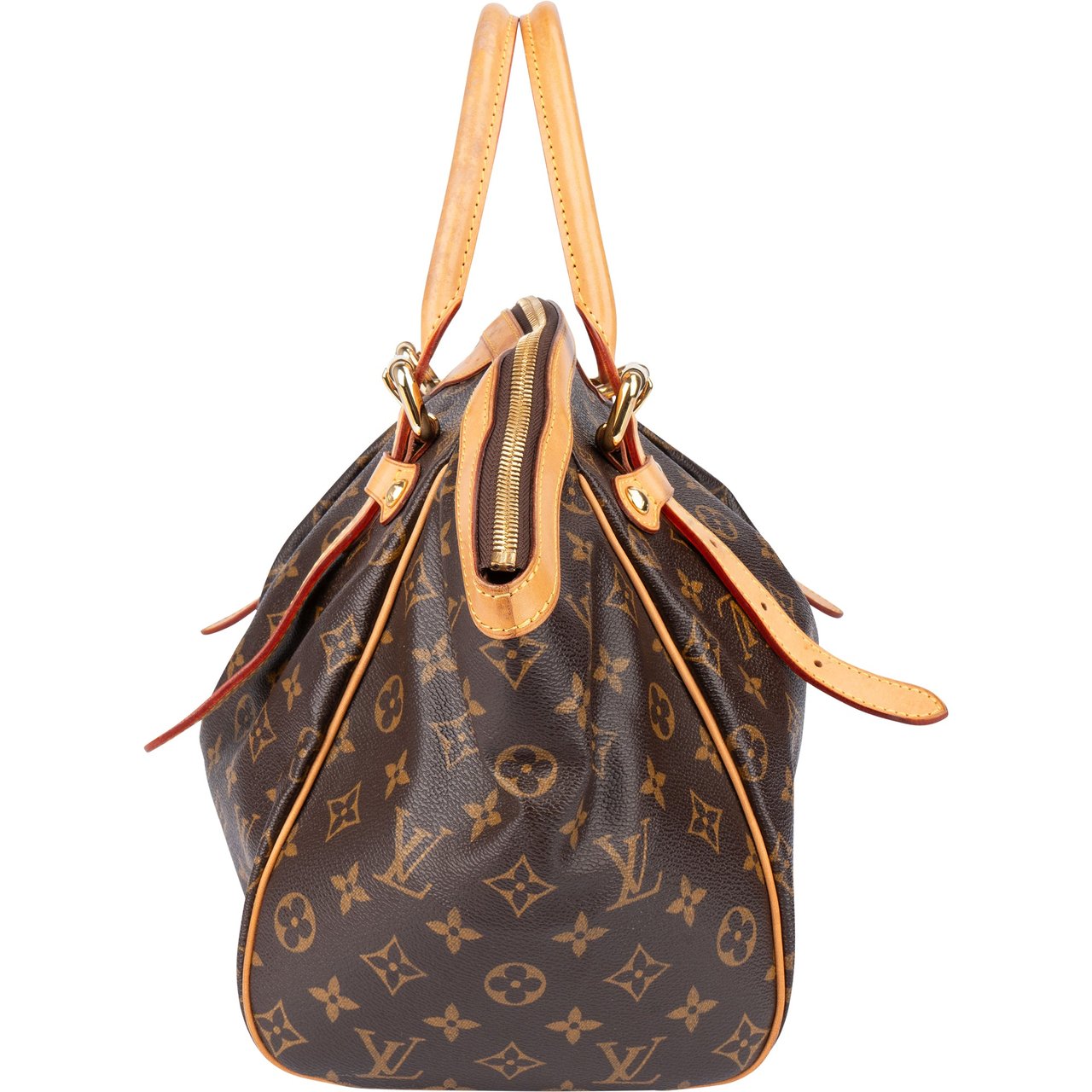 Louis Vuitton Louis Vuitton Canvas Monogram Tivoli GM Handbag Bruin