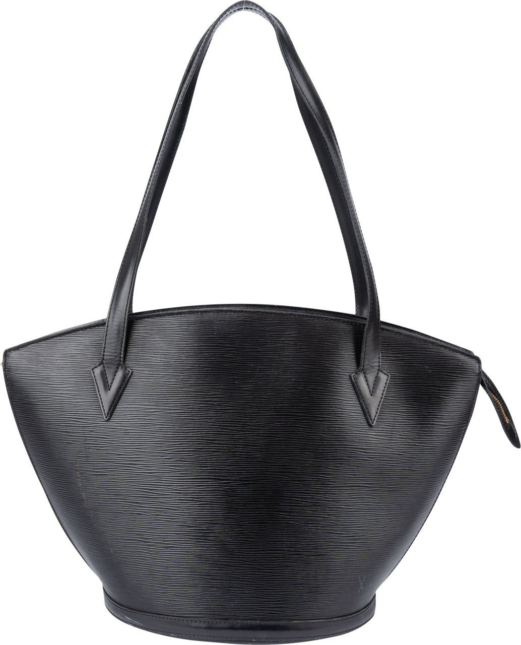 Louis Vuitton Louis Vuitton Noir Epi Leather Saint Jacques Shoulder Bag Zwart
