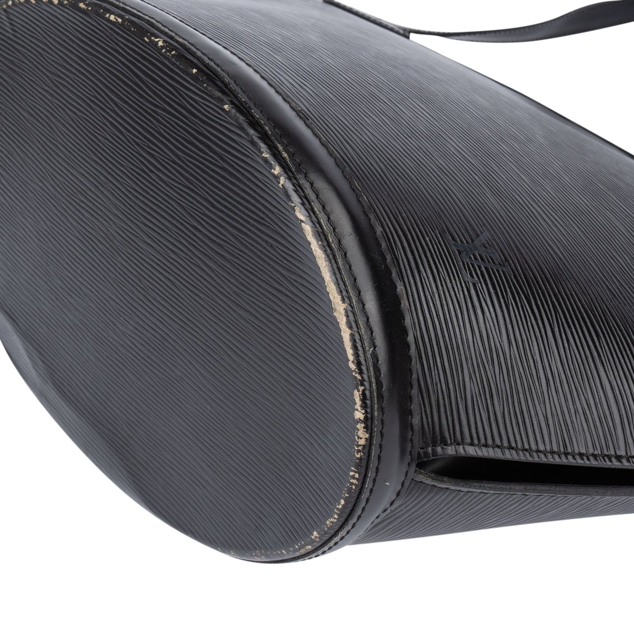 Louis Vuitton Louis Vuitton Noir Epi Leather Saint Jacques Shoulder Bag Zwart