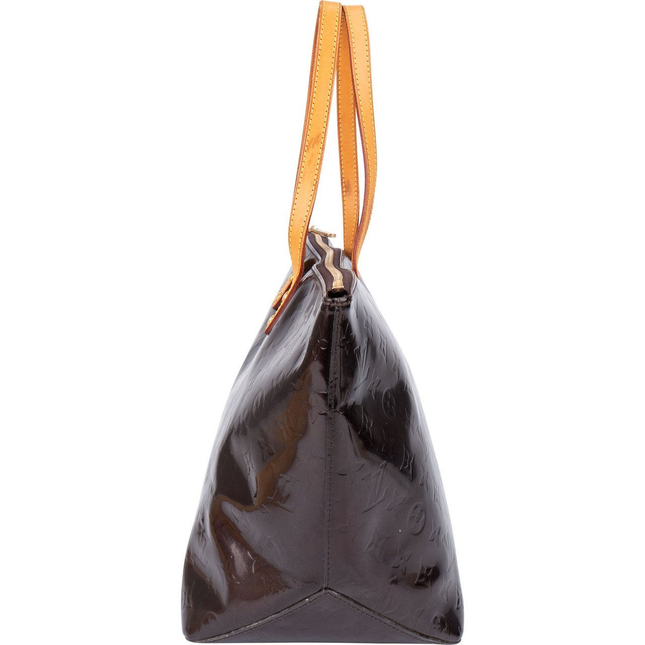 Louis Vuitton Louis Vuitton Vernis Monogram Bellevue Handbag Paars