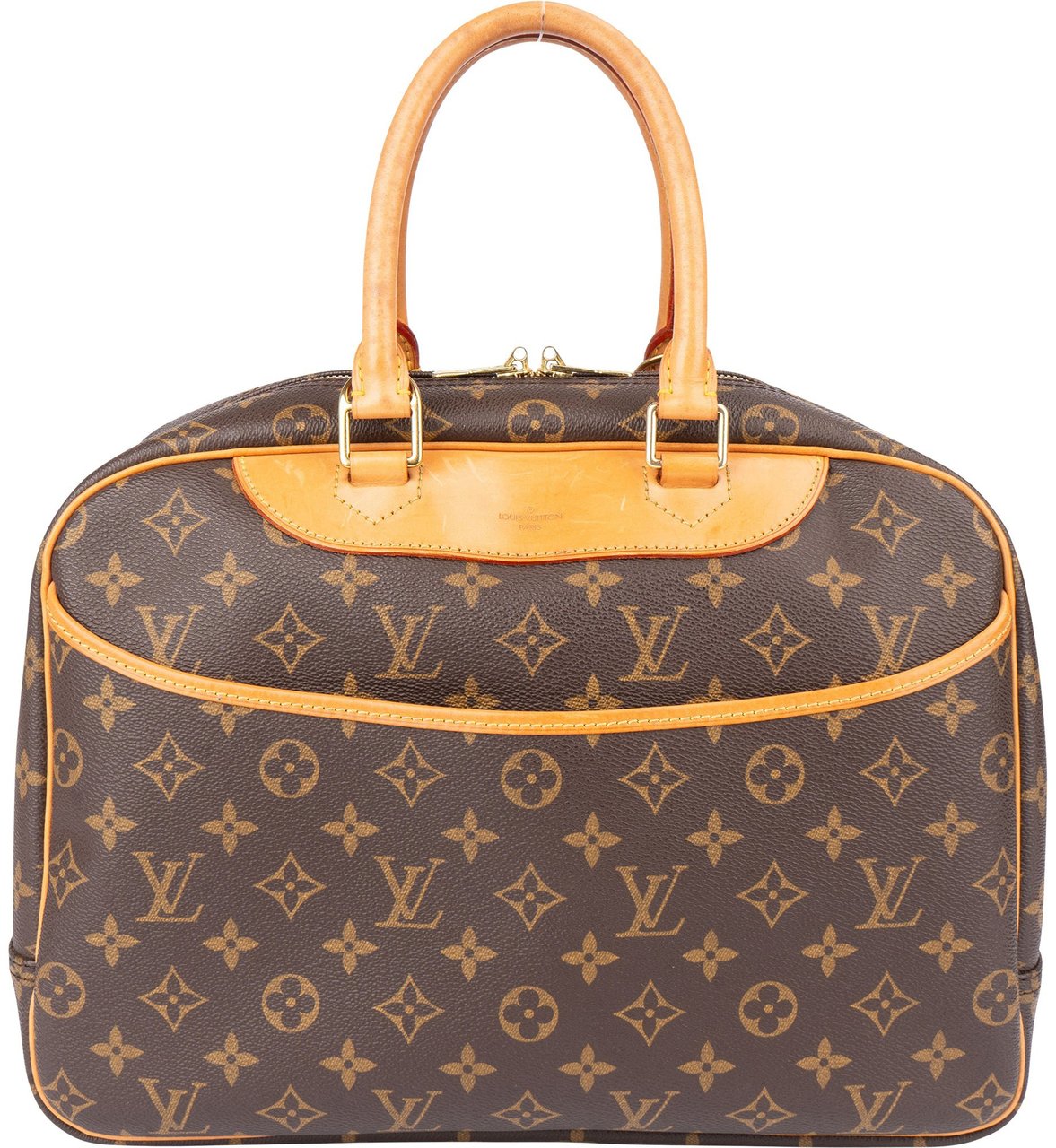 Louis Vuitton Louis Vuitton Canvas Monogram Deauville Handbag Bruin