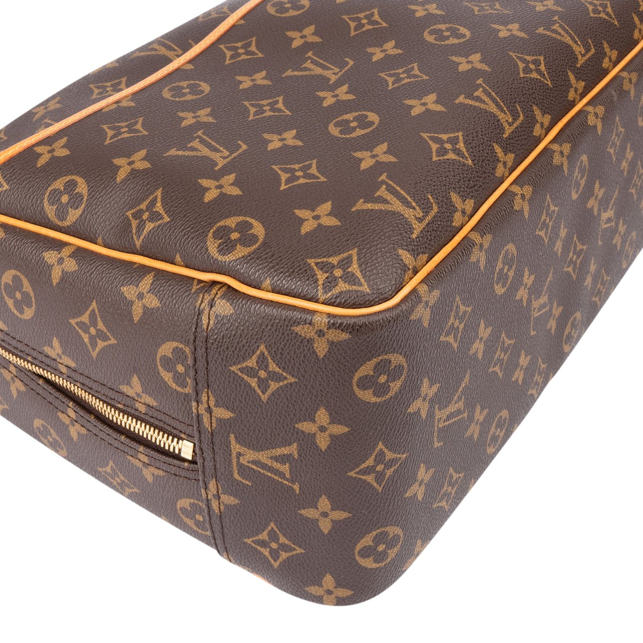 Louis Vuitton Louis Vuitton Canvas Monogram Deauville Handbag Bruin