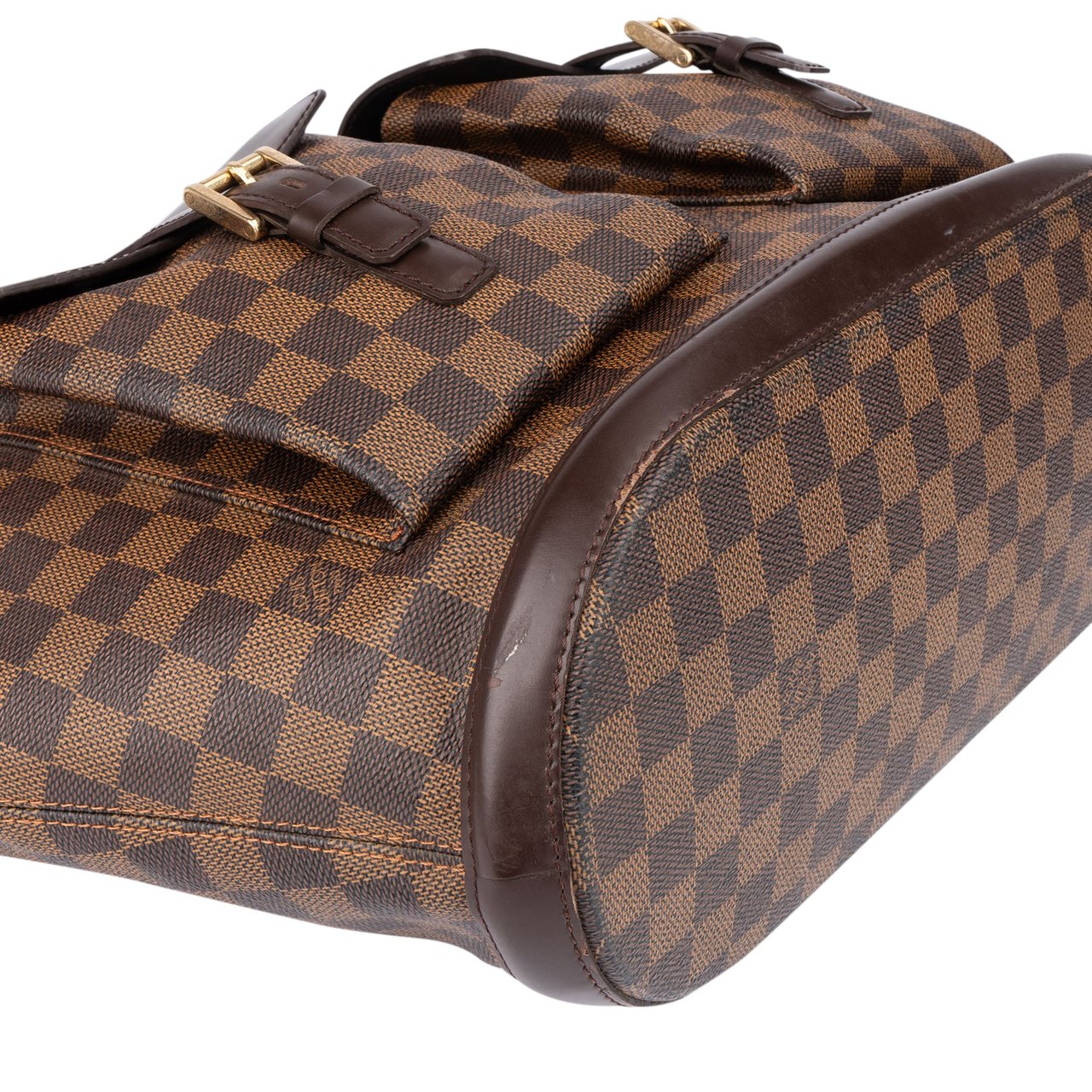 Louis Vuitton Louis Vuitton Damier Ebene Monogram Manosque GM Handbag Bruin