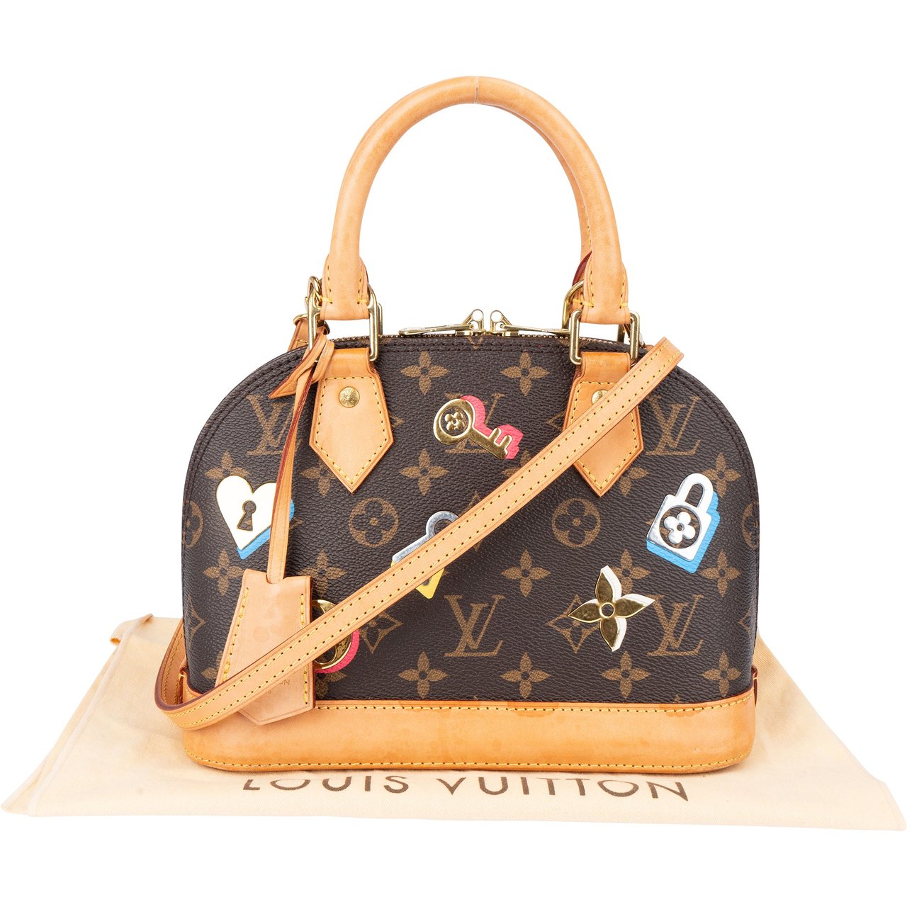 Louis Vuitton Louis Vuitton Limited Love Alma BB Handbag Bruin
