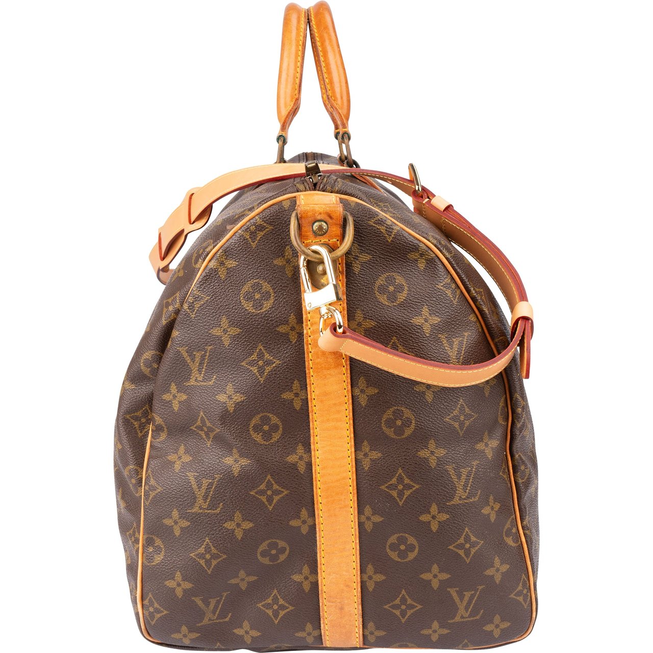 Louis Vuitton Louis Vuitton Canvas Monogram Keepall 55 Bandouliere Bruin