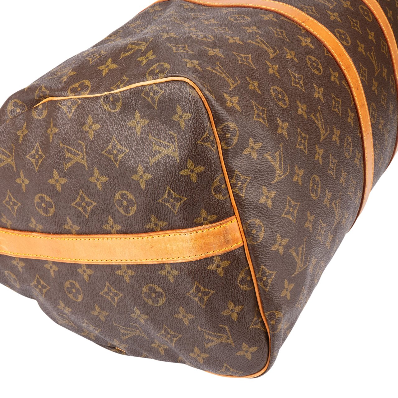 Louis Vuitton Louis Vuitton Canvas Monogram Keepall 55 Bandouliere Bruin