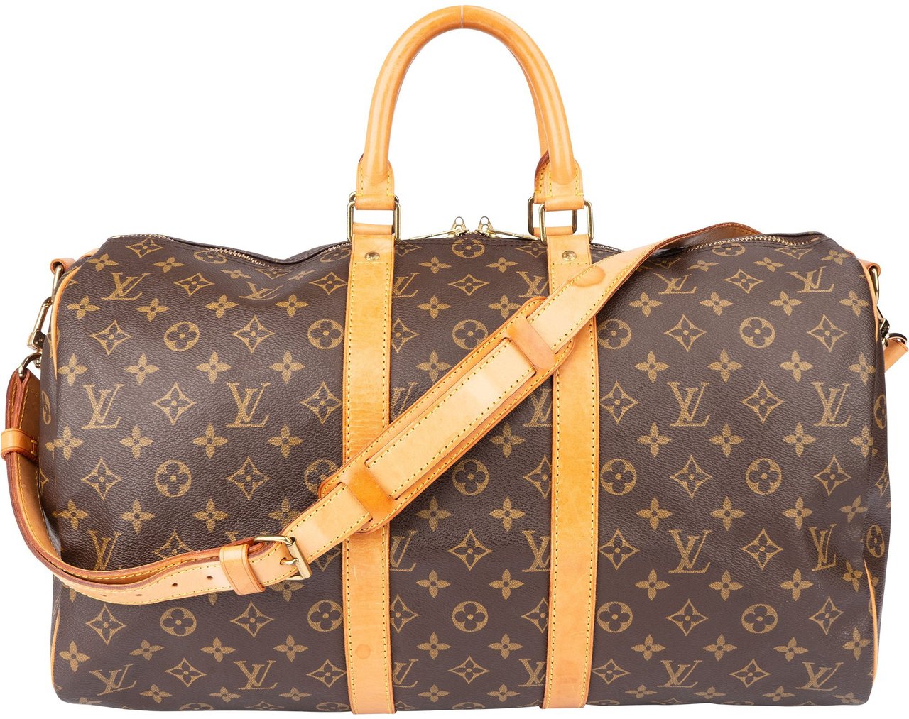 Louis Vuitton Louis Vuitton Canvas Monogram Keepall 45 Bandouliere Bruin