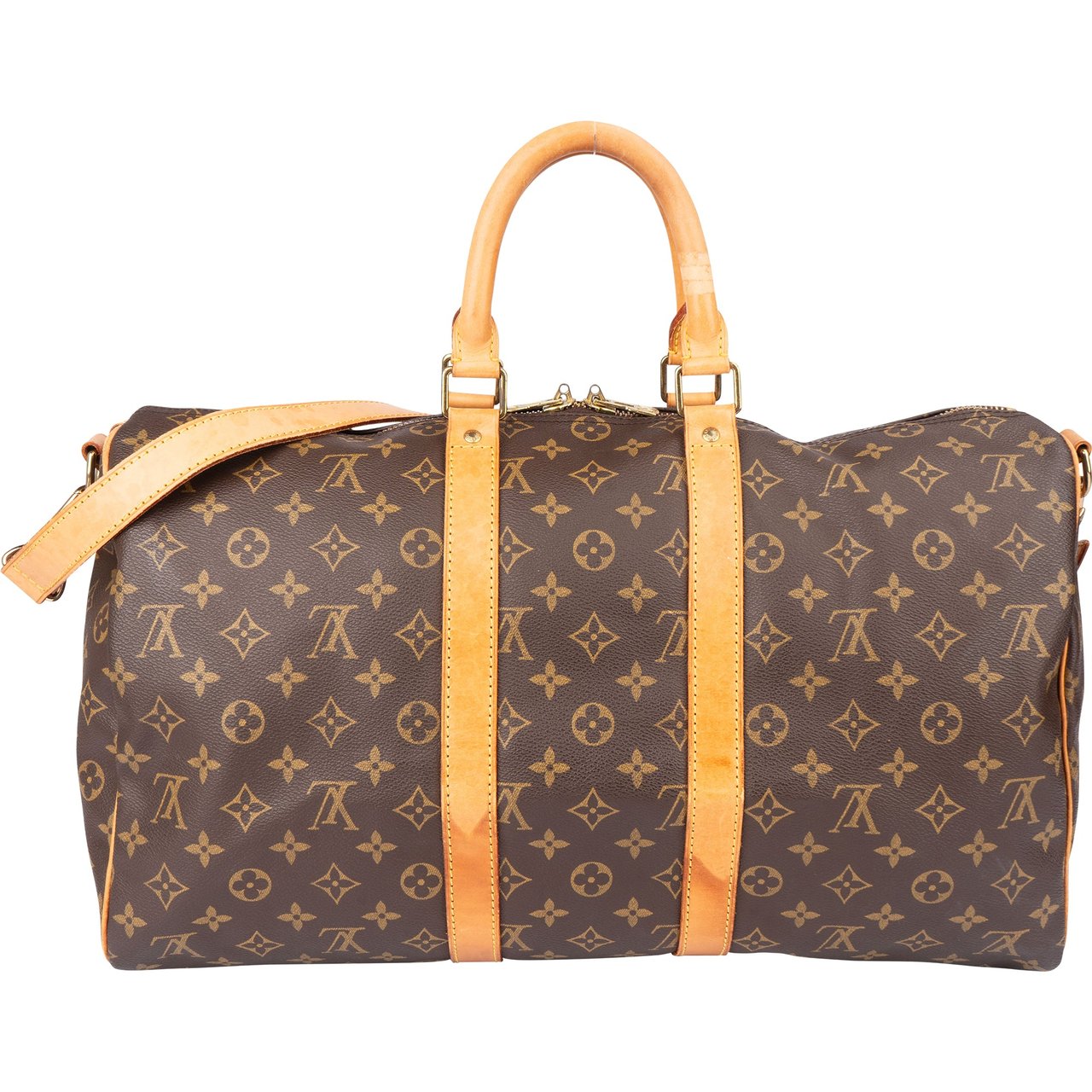 Louis Vuitton Louis Vuitton Canvas Monogram Keepall 45 Bandouliere Bruin