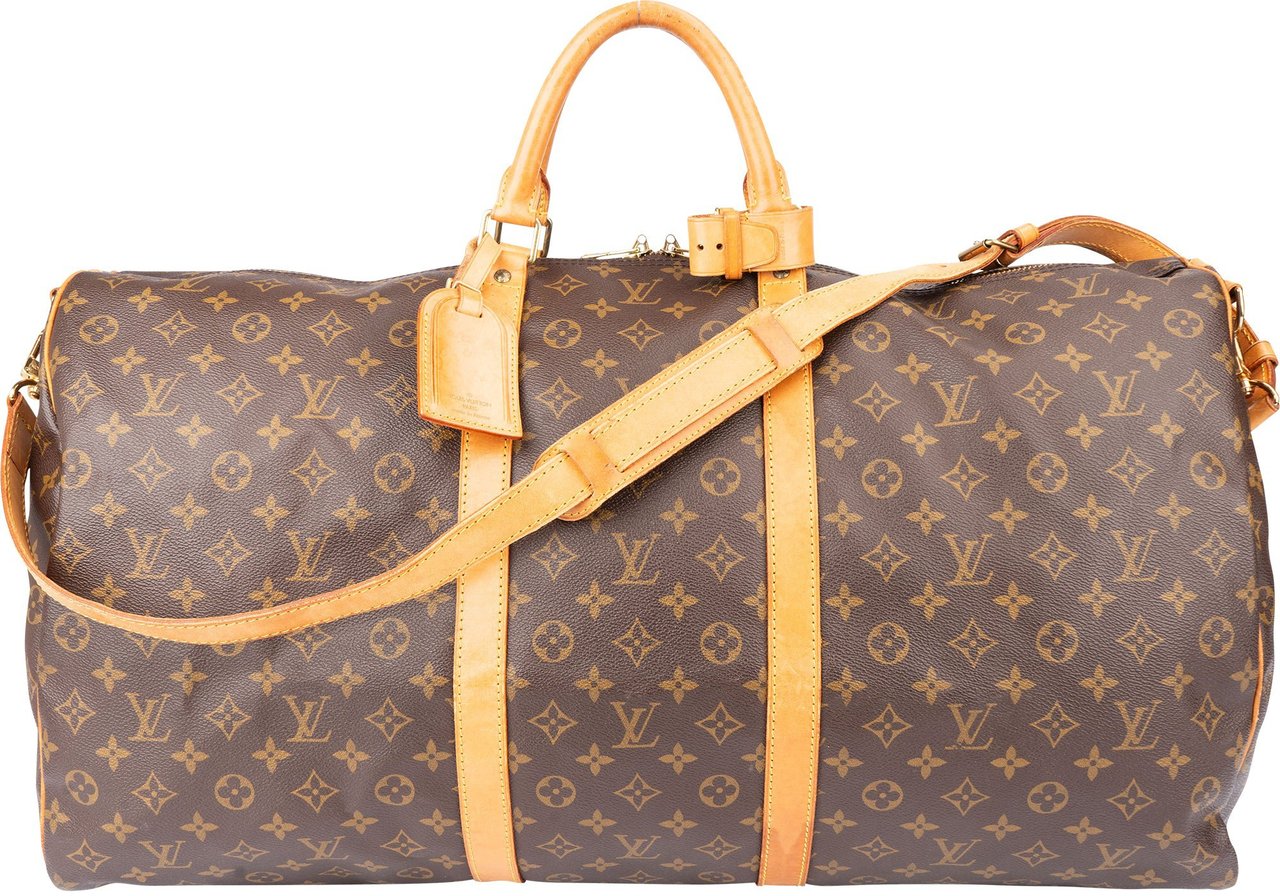 Louis Vuitton Louis Vuitton Canvas Monogram Keepall 60 Bandouliere Bruin