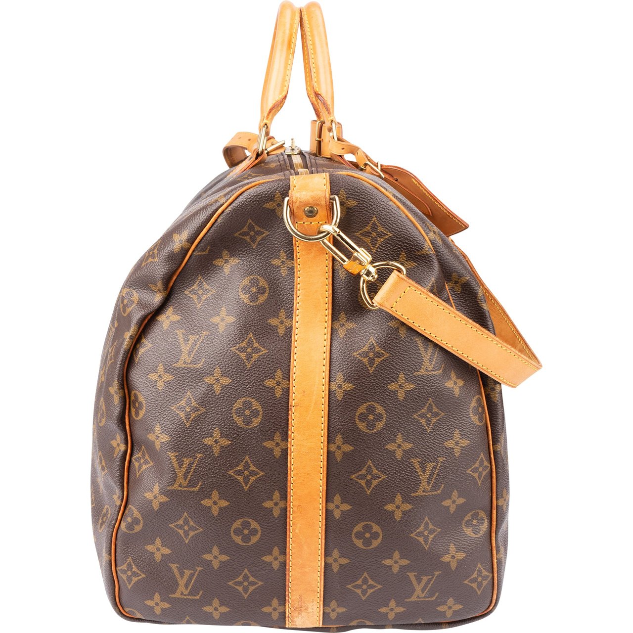 Louis Vuitton Louis Vuitton Canvas Monogram Keepall 60 Bandouliere Bruin