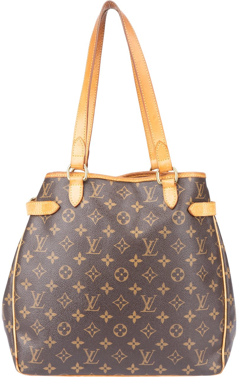Louis Vuitton Louis Vuitton Canvas Monogram Batignolles Vertical Handbag Bruin
