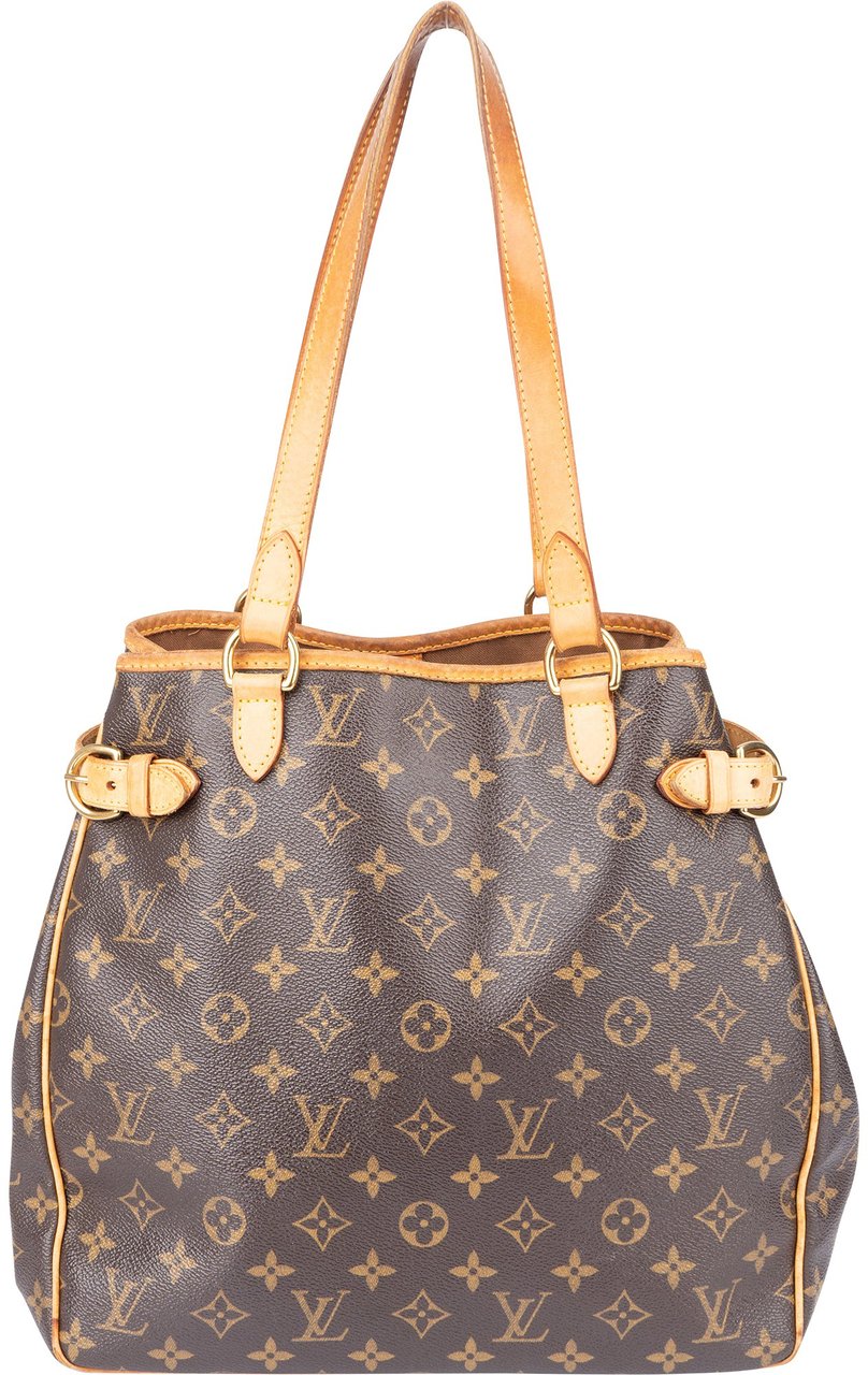 Louis Vuitton Louis Vuitton Canvas Monogram Batignolles Vertical Handbag Bruin