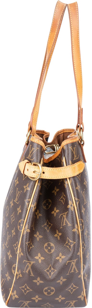 Louis Vuitton Louis Vuitton Canvas Monogram Batignolles Vertical Handbag Bruin