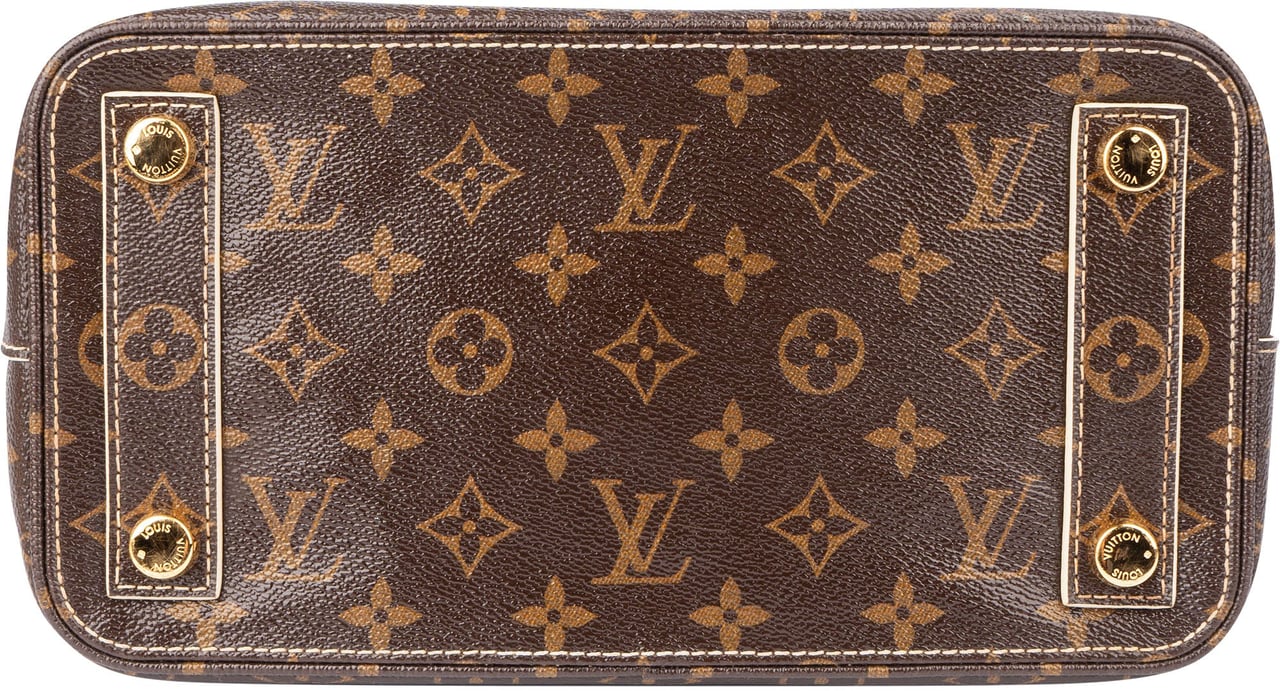 Louis Vuitton Louis Vuitton Limited Canvas Monogram Automne Hiver Lockit Handbag Bruin