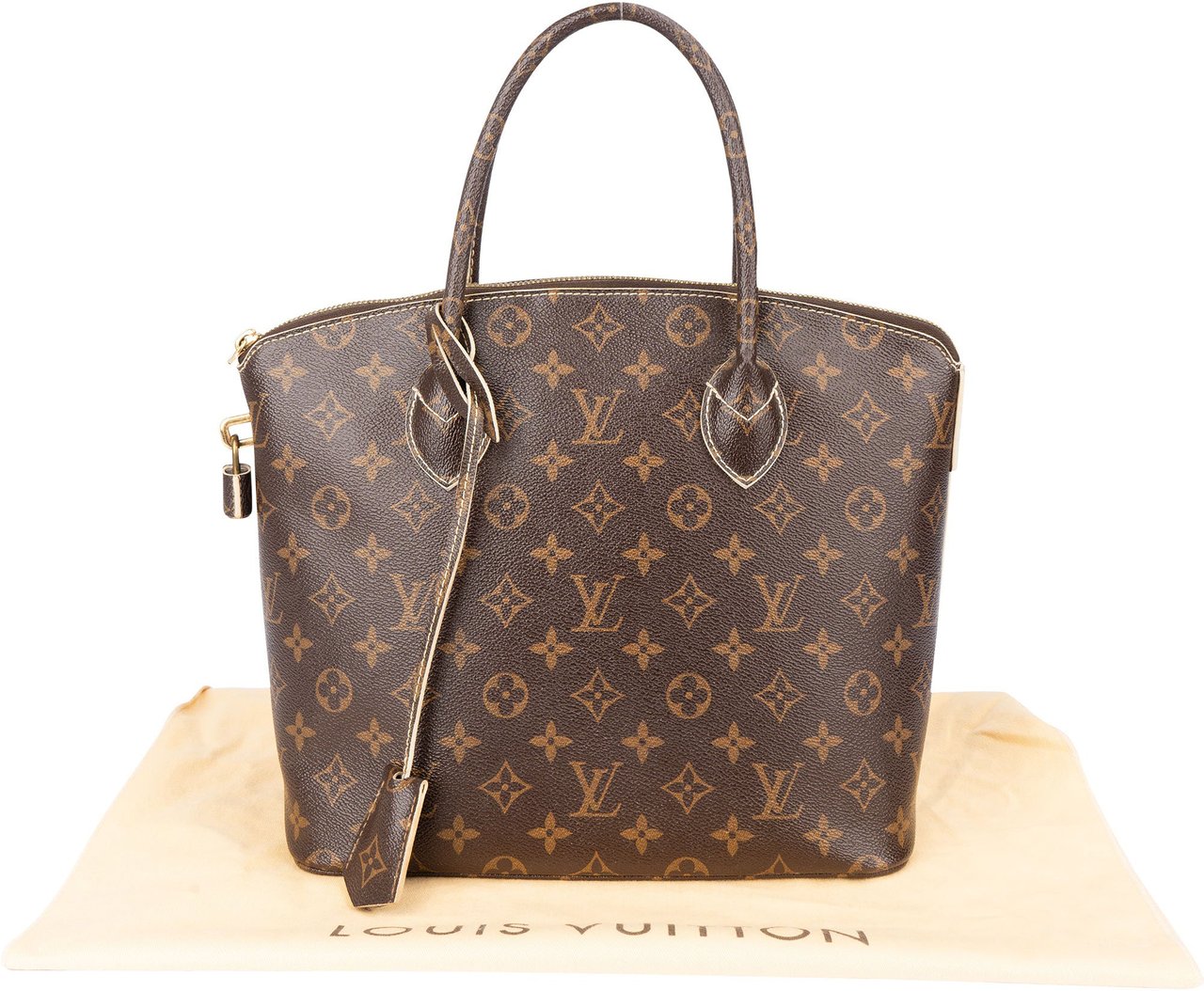 Louis Vuitton Louis Vuitton Limited Canvas Monogram Automne Hiver Lockit Handbag Bruin